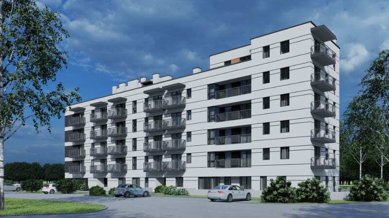 Wizualizacja 3D osiedla