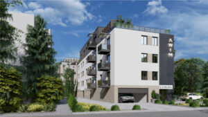 Wizualizacja bloku od boku